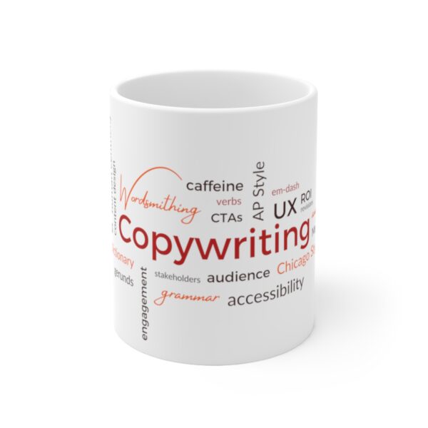 Copywriting Word Cloud Mug (White)