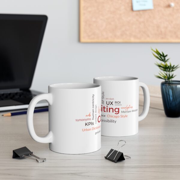 Copywriting Word Cloud Mug (White) - Image 4