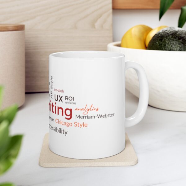 Copywriting Word Cloud Mug (White) - Image 5