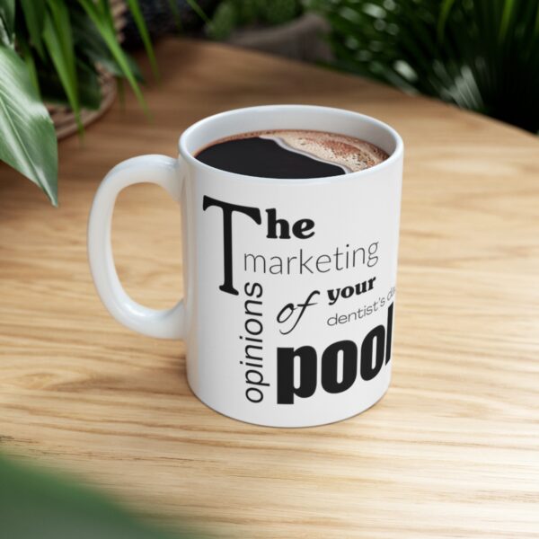 Pool Boy Marketing Opinions Mug (White)