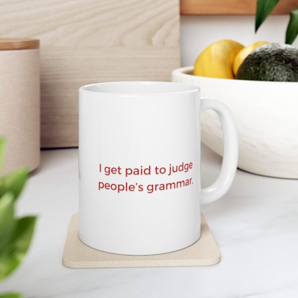 Judge Grammar Mug