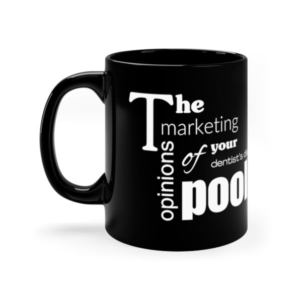 Pool Boy Marketing Opinions Mug (Black)