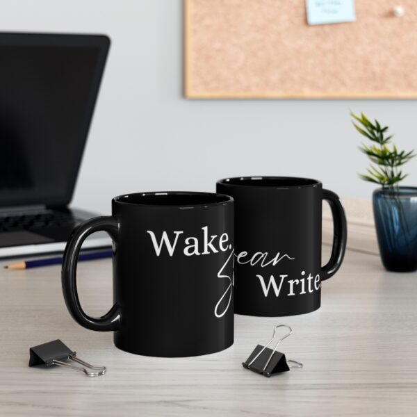 Wake, Swear, Write Mug - Image 4