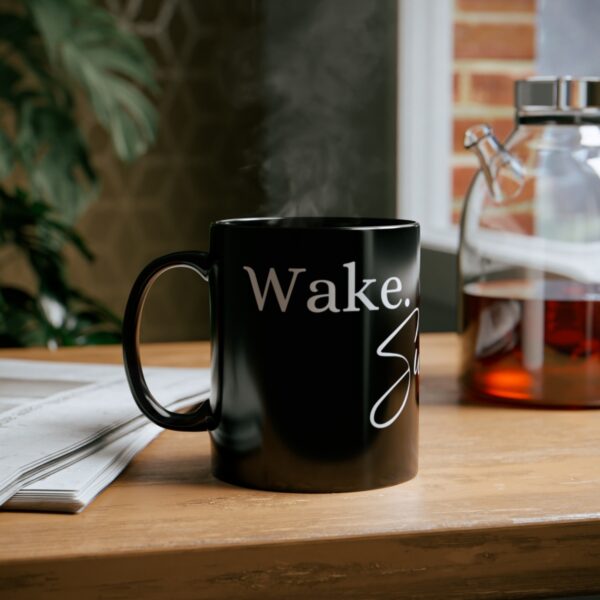 Wake, Swear, Write Mug - Image 5