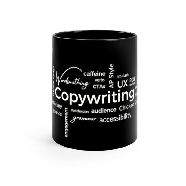 Copywriting Word Cloud Mug (Black)