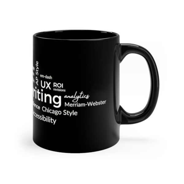 Copywriting Word Cloud Mug (Black) - Image 4